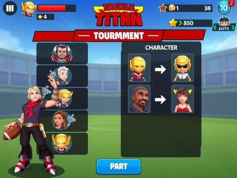 Tackle Titan Supreme Skirmish character selection screen